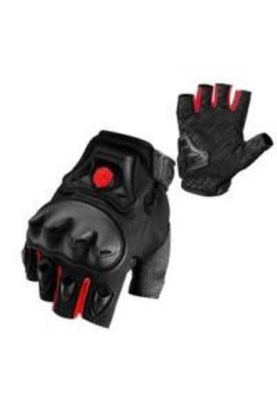 Scoyco Mc-29D Half Finger Gloves Red