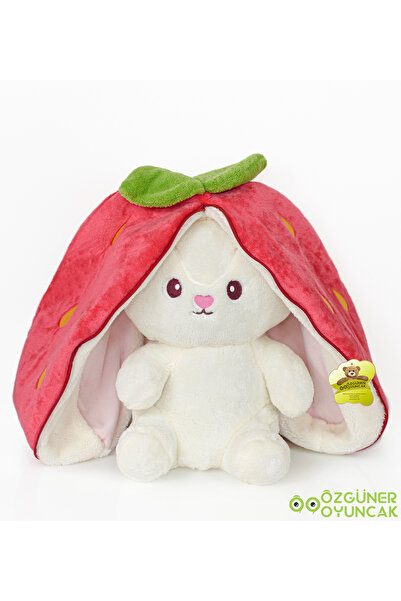NİLOŞUM Çilek Tavşan Çantalı 80 cm