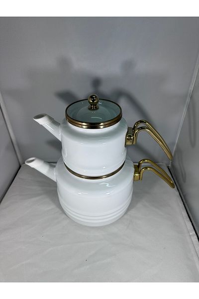 ALEV EMAYE Vintage Enamel Teapot