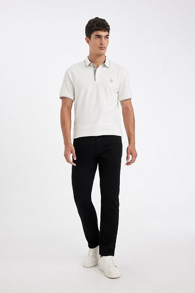 DeFacto Regular Fit Winter Trousers Straight Leg Pocket Basic D1049Ax24Wn