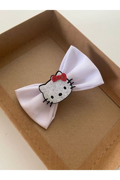 Hello Kitty White Bow Buckle