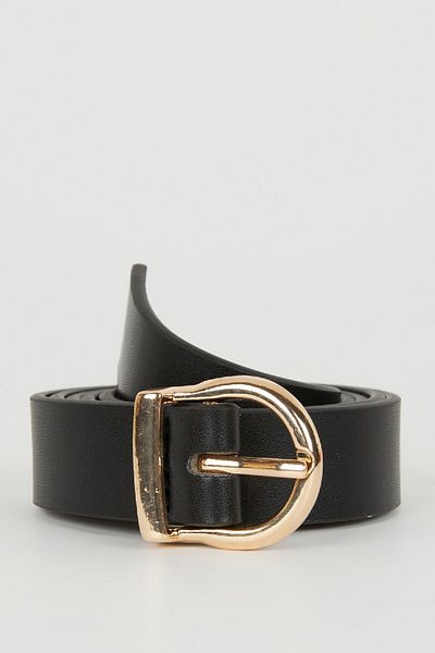 DeFacto Faux Leather Women's Classic Belt - D3485Axns
