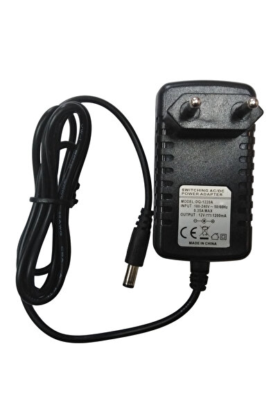 Devre Dünyası 12V 1.2A Modem ve Arduino Uyumlu Plastik Kasa Priz Tipi Adaptör DQ-1220A