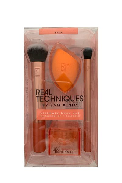Real Techniques Makeup Brush - Foundation + Concealer + Miracle Sponge