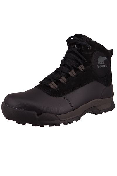 Sorel Herren Stiefeletten Stiefelette Winterschuhe Buxton Lite Lace WP 2047401 Schwarz 010 Black Black Le