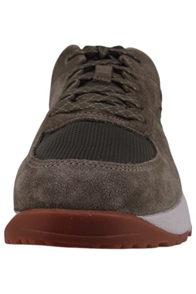 Timberland Herren Low Sneaker Voyager Park Low Top Tb0a6dteeq6 Grün Dark Green Leder