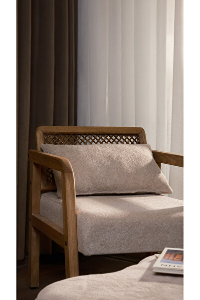 Aberteka Merda Relax Çay Seti Koltuk Takımı İki Berjer + Sandıklı Puf (Bench) + Yan Sehpa (Kitaplık)