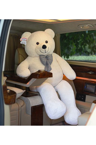 Bora Toys 160 cm Lilac Large Teddy Bear - 100% Domestic Bow Tie