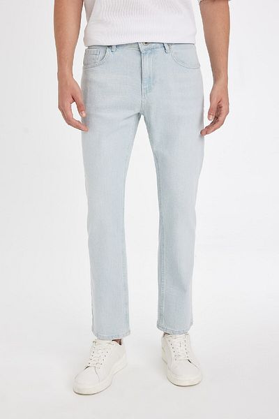 DeFacto Παντελόνι Sergio Regular Fit Jean - Κανονική μέση, πόδι σωλήνα B3107ax24au