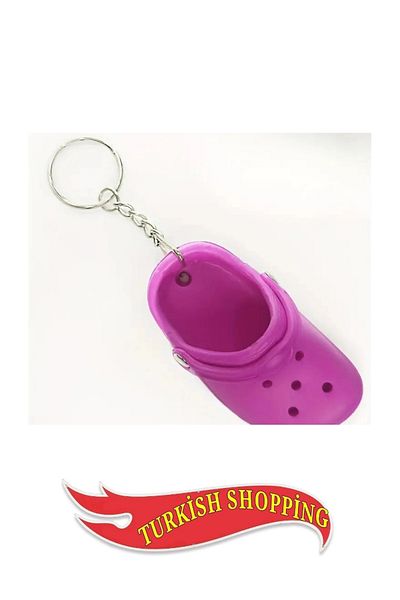 shop Mini Cross Keychain with Rubber Slipper - Durable Pvc Material