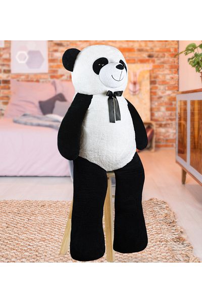 Özgüner Oyuncak Plush Giant Pans with Bow Tie