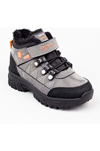 moda ayakkabım Moda Ayakkabı 234 Füme Erkek Çocuk Bot Ayakkabı