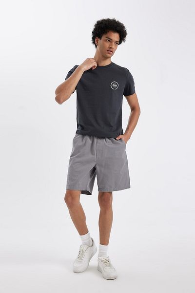 DeFacto Bermudashorts aus Gabardine mit entspanntem Schnitt - D4697AX24HS