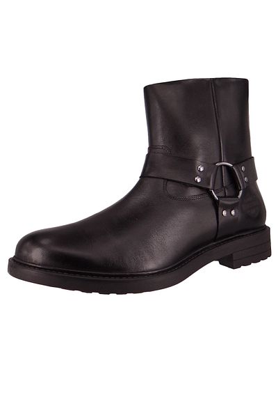 Harley Davidson Herren Bikerboots Stiefelette Durland D96284 Schwarz Black Leder