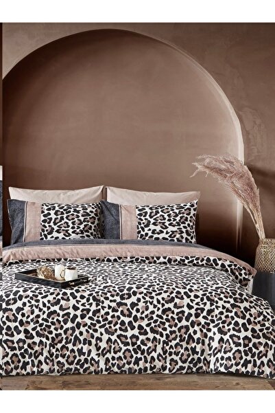 İyi Geceler İstanbul Leona Pamuklu Tek Kişilik Nevresim Takımı