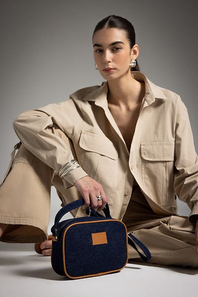 DeFacto Udržitelná dámská čajová kožená taška CrossboDy - D4701AXNS