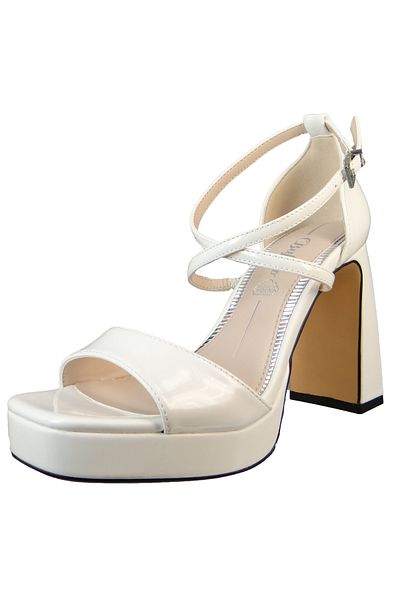Buffalo Damen Klassische Pumps Cherry Neat 1291376 Weiß White Kunstleder