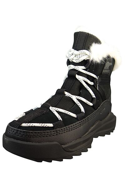 Sorel Damen Stiefelette Winterschuhe RMX Glacy Plus WP 2083061 Schwarz 010 Black Salt Leder und Textil m