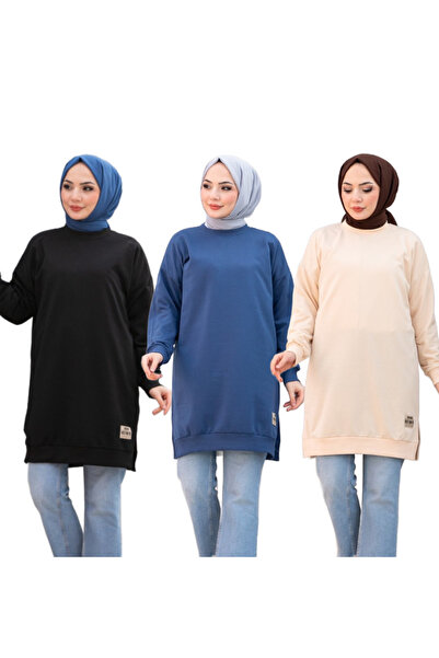 Bala Giyim Tunica din 3 bucăți pentru femei, cu două fire