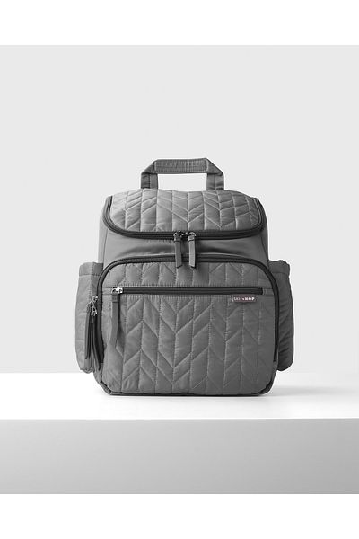 Skip Hop Unisex Gray Baby Backpack - Care Shoes