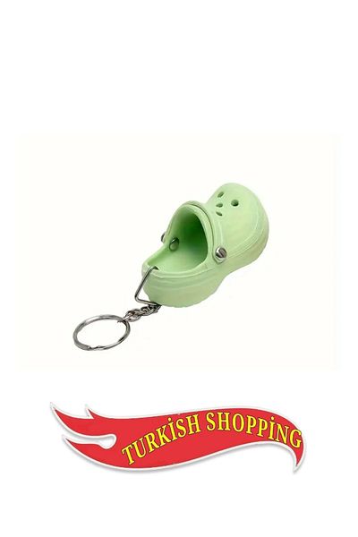 shop Mini Cross Keychain with Rubber Slipper - Durable Pvc Material
