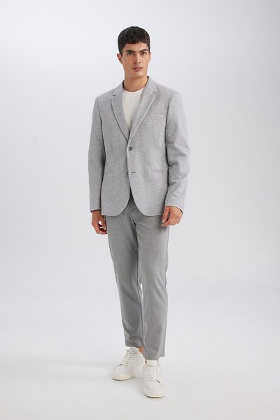 DeFacto Slim Fit Slim Fit με επένδυση με κουμπιά Blazer Jacket N0503az24au