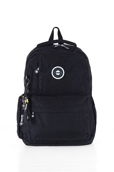 Bliss Μαύρο Unisex Daily & School Αδιάβροχο υφασμάτινο σακίδιο πλάτης