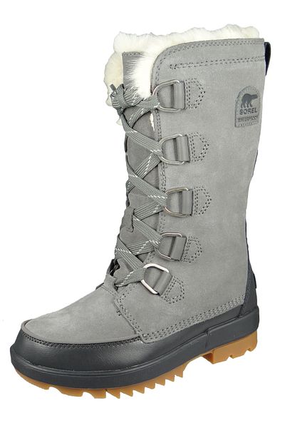Sorel Damen Winterstiefel Stiefel Winterschuhe Torino II Tall NL3489 Outdry-Membran 1886271 Grau 052 Quar