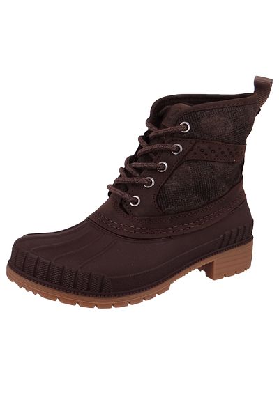 Kamik Damen Winterstiefel Stiefel Sienna Mid 2 NK2477 Braun JAV Java Leder/Synthetik mit DOVER & EVA