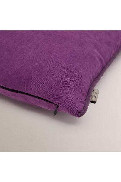 Vanilla Home Efe Piping Detailed Flat Throw Pillow Cover