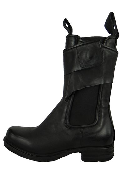 A.S.98 Damen Elegante Stiefelette Saintec A50216-101-6002 Schwarz Nero Leder