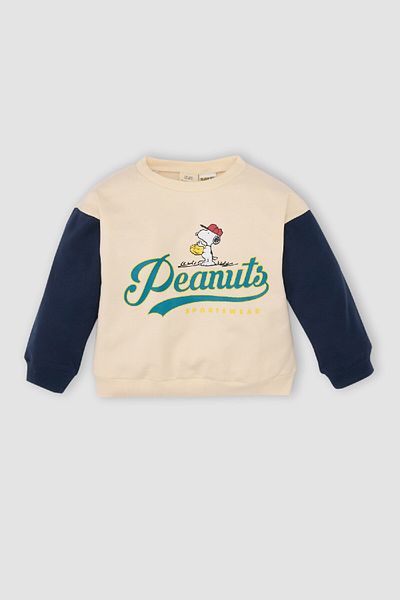 DeFacto Mikina pro chlapečka Soft Furry Snoopy Crew Crew D4609A524Au
