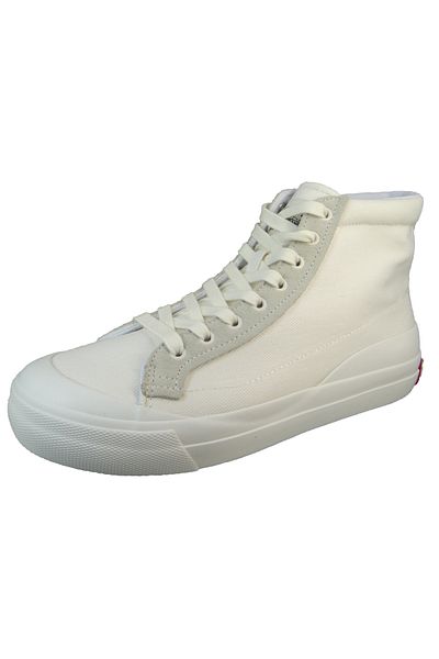 Levi's Herren Low Sneaker LS1 High Top 234214-636 Weiß 51 Regular White Leinen