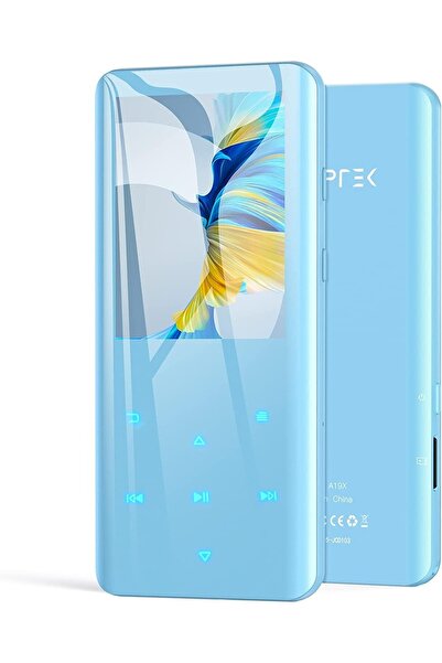 AGPTEK 32GB Bluetooth 5.0 MP3 Çalar, 2.4" Ekranlı, HiFi Sesli, FM Radyo ve Uzun Pil Ömürlü