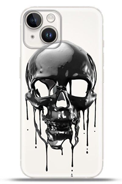 cupcase Apple iPhone 15 Silikon Esnek Kişiye Özel Fotoğraflı İsim Yazı - Rain...