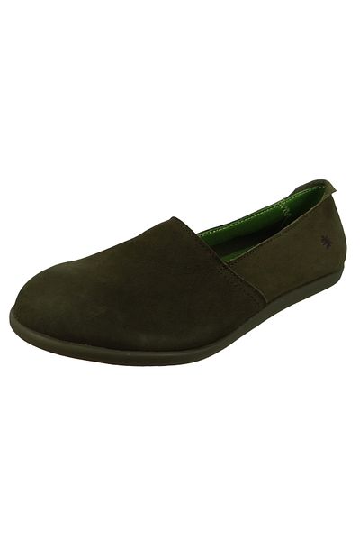 ART Damen Klassische Ballerina Larissa 1493 Grün Kaki Leder