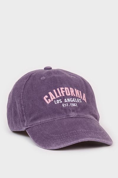 DeFacto Girl's Embroidered Cotton Cap Hat D5319A825Sm
