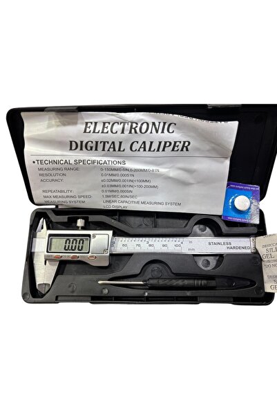 FIRAT HIRDAVAT 100 MM METAL GÖVDE DİJİTAL KUMPAS