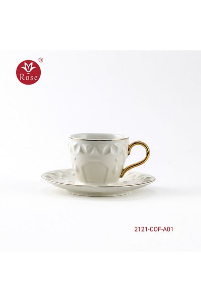 Rose CR-2121-COF-A01 - Turkish Coffee Cups