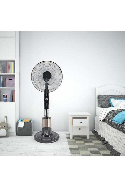 Cady One 70-watt vertical mist fan, 4-liter water tank, 3-speed and adjustable height