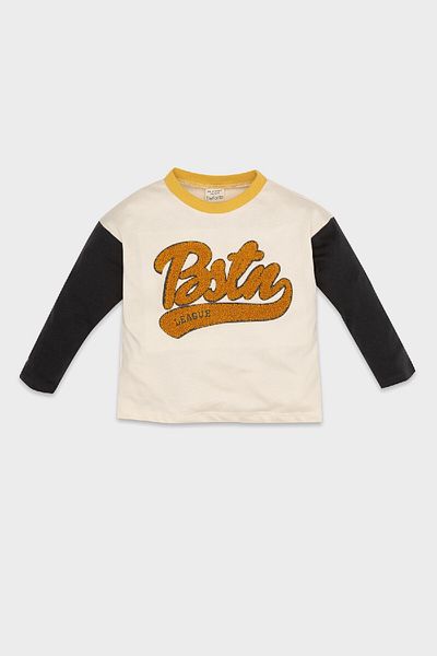DeFacto Baby Boy Crew Neck Printed Color Block Long Sleeve T-Shirt D4468A524Au