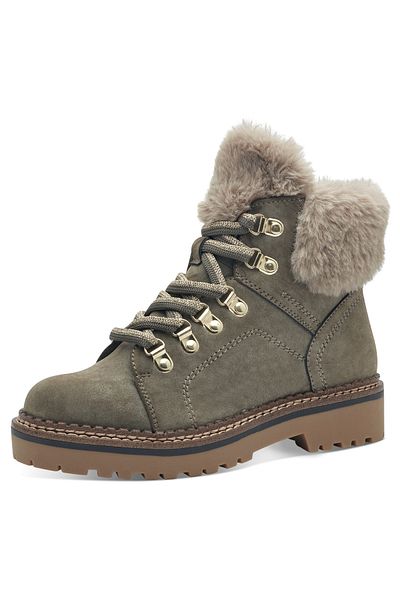 Tamaris Damen Elegante Stiefelette Winterschuhe 1-26264-43 Grau 771 Sage Kunstleder