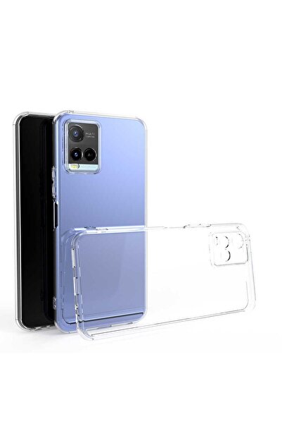OPPO Y21s Kılıf Silikon Esnek Kapak Şeffaf Transparan