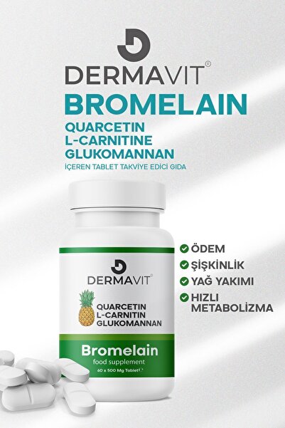 Dermavit Herbal Bromelain 500 Mg 60 Tablet