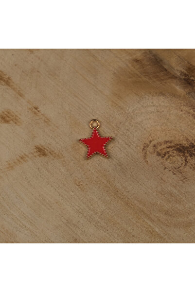 Prestij Boncuk Metal auriu Red Star Figura Brățară Pandantiv 2 Bucăți