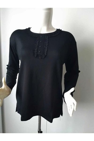 anne moda ankara Προϊόν ευκαιρίας. Καλοκαιρινή μακρυμάνικη μπλούζα βισκόζης