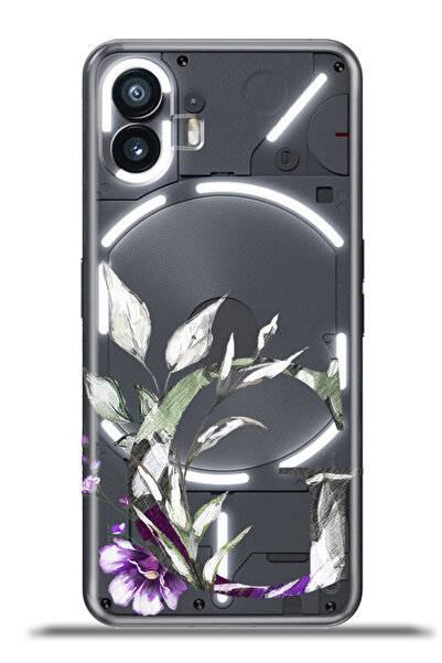 NOTHING Phone 2 Uyumlu Kılıf Kapak Esnek Silikon Kamera Koruma Kişiye Özel Ha...