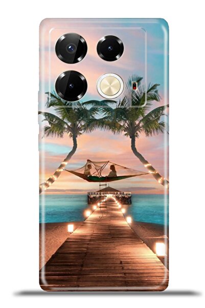 cupcase İnfinix Note 40 4g Esnek Silikon Kamera Koruma 4k Desenli Özel Tasarım - Balayı Uyumlu