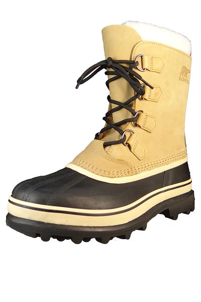 Sorel Herren Stiefel Stiefel Winterschuhe Caribou WP 1002871 Braun 281 Buff Leder mit Sorel AeroTrac & 2,