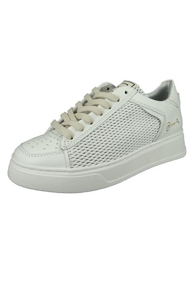 Mjus Damen Low Sneaker Tech Low Top P56106-0101 Weiß 6105 Ghiaccio Leder Und Textil